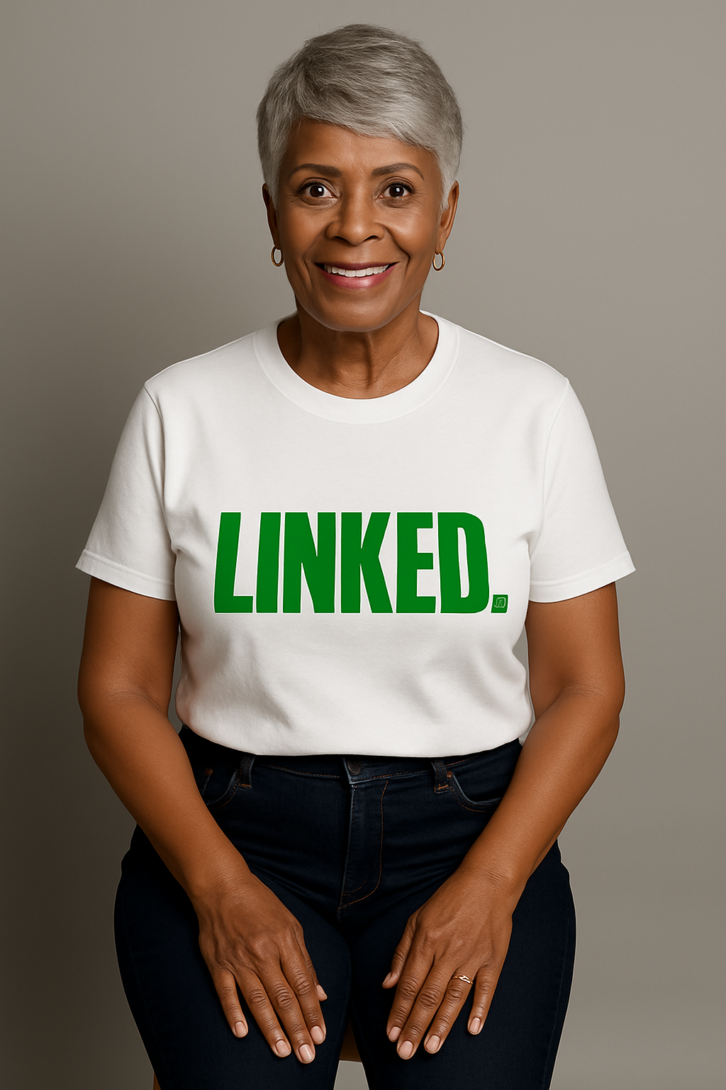 LINKED. - The Ultimate Emerald White or Black Tee