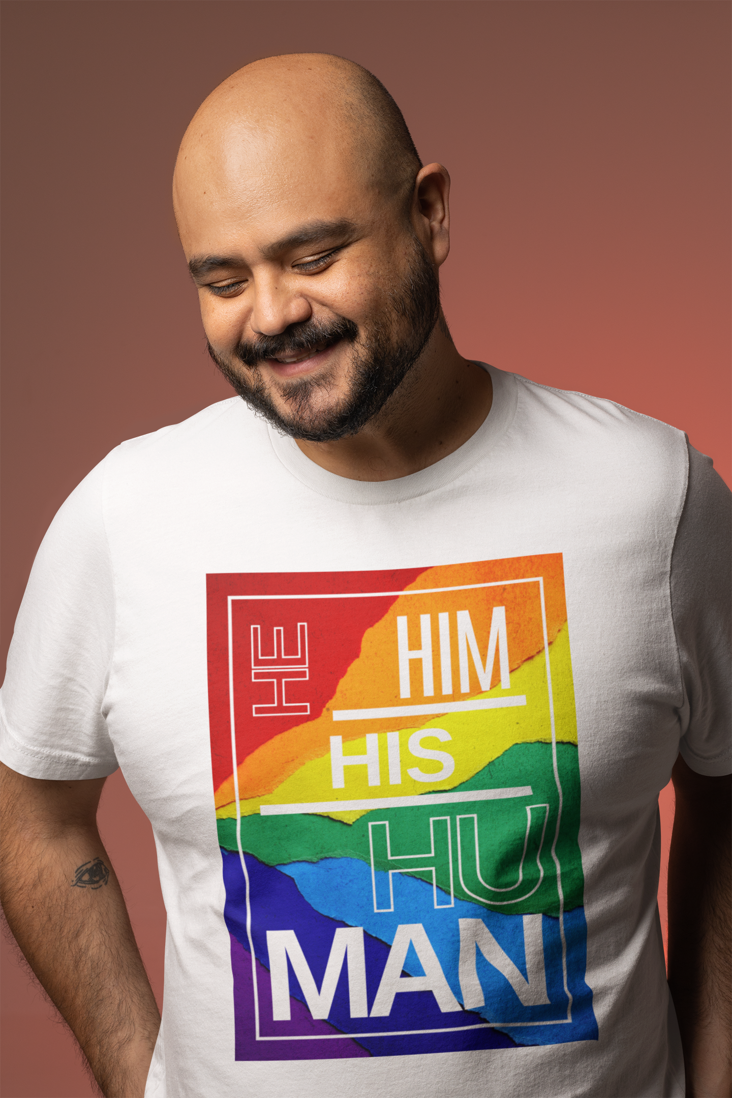 HE | HIM | HIS | HUMAN - Pride Tee