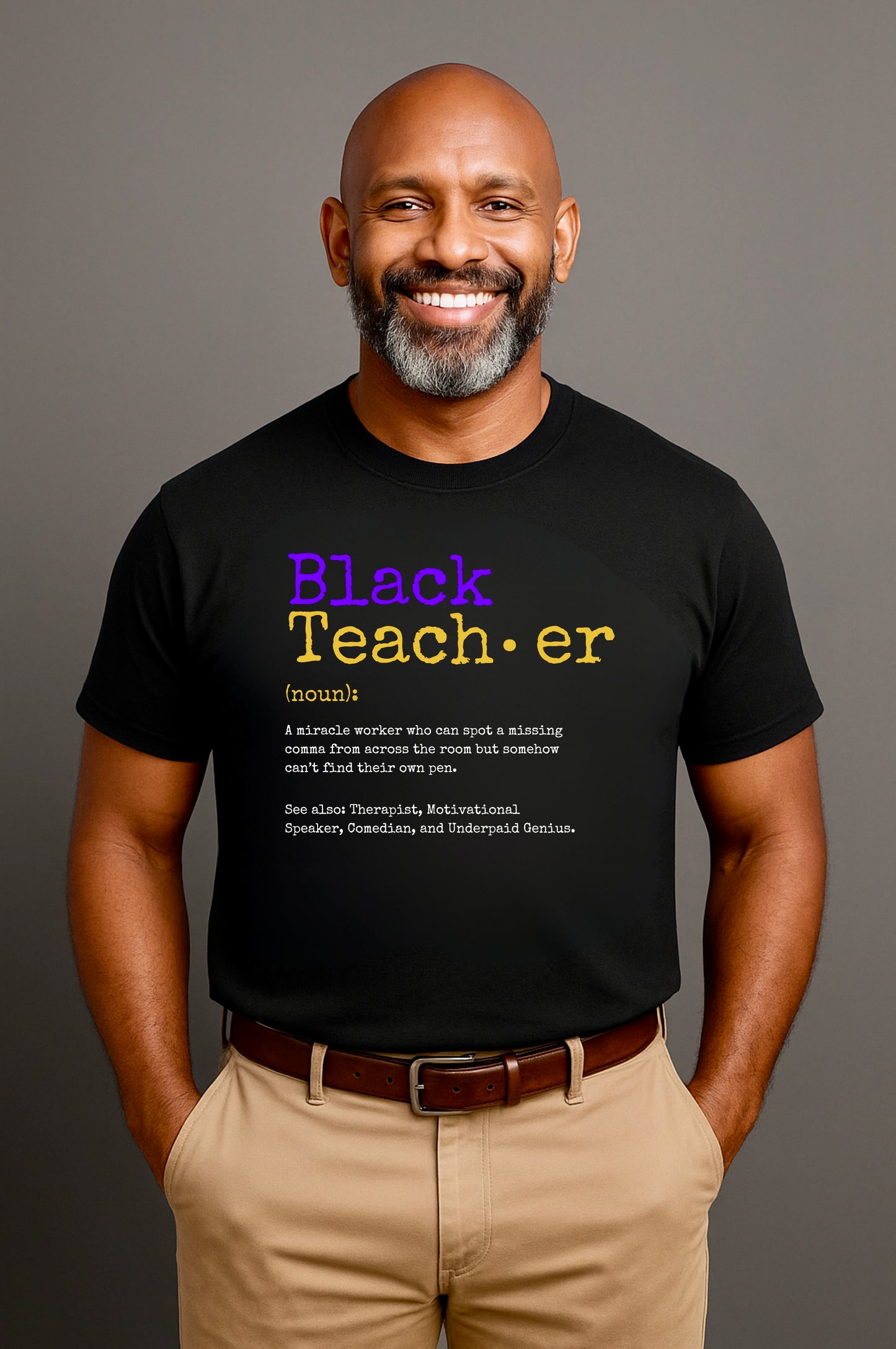 BLACK Teacher -Defined - Omega Man Edition