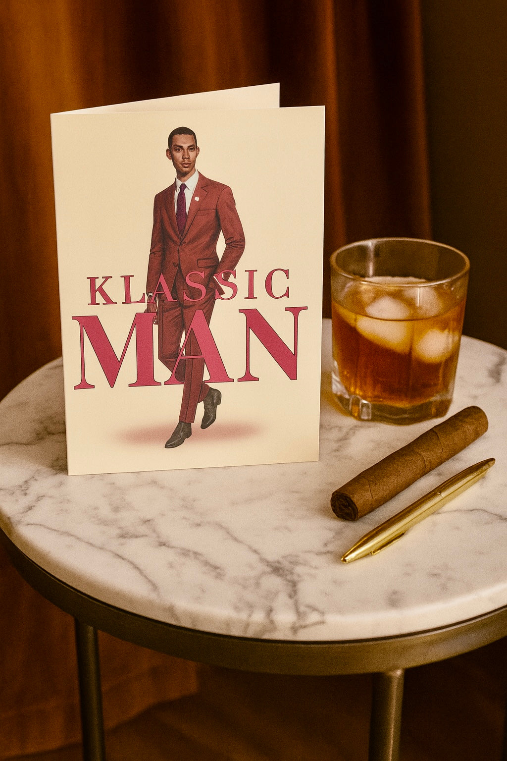 KLASSIC MAN - A Kappa Man's Greeting Card -Pack of 10 Greeting Cards