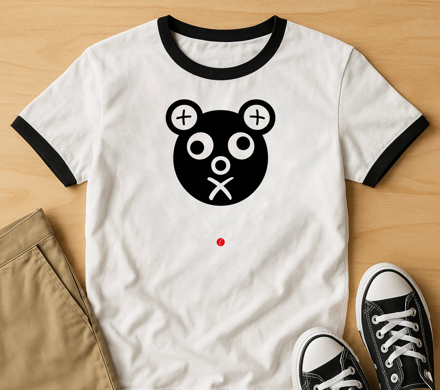 Quiet Panda™ Ringer Tee (Harajuku Edition)