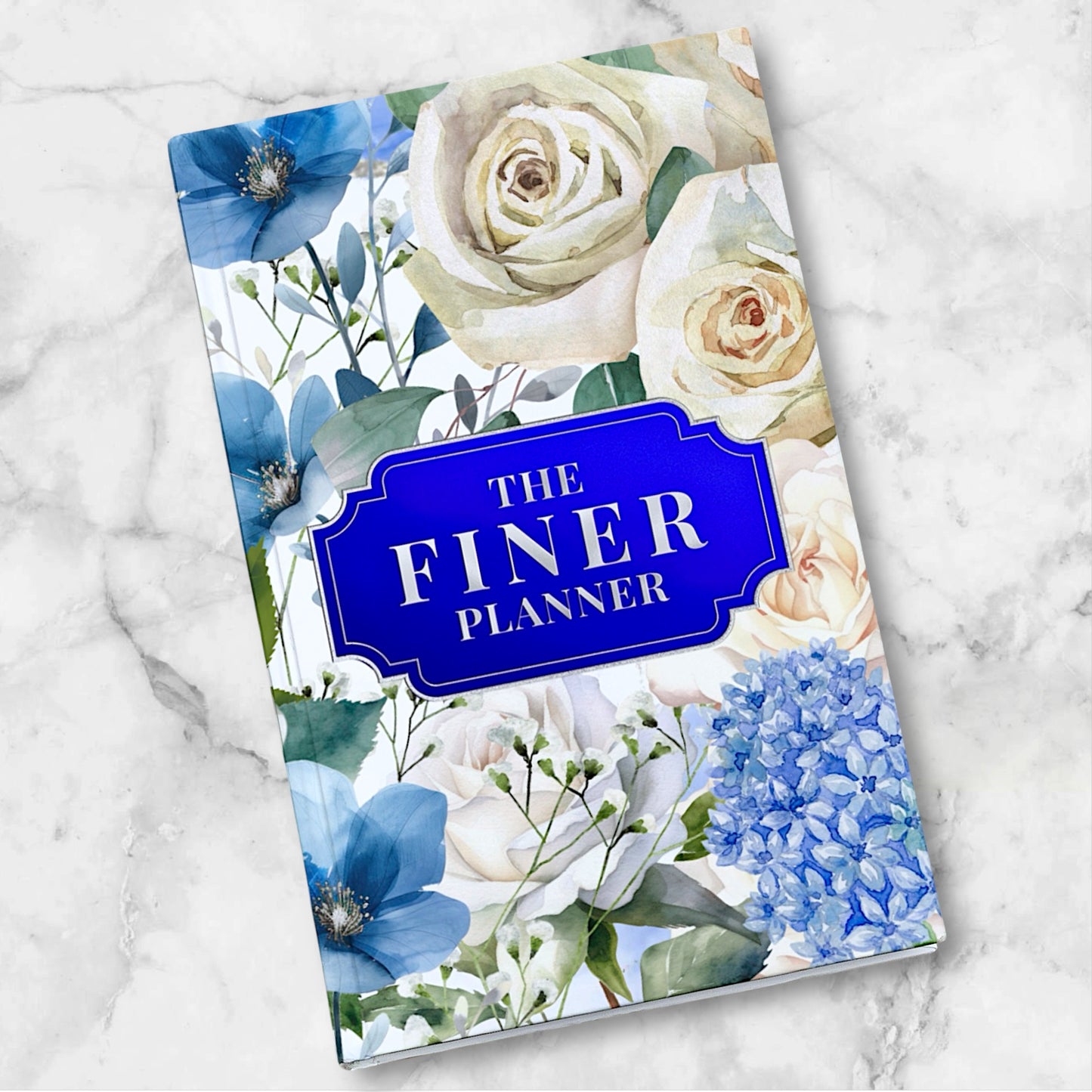 The FINER Planner - Pearls & White Roses: The Ultimate 13 Month Planner