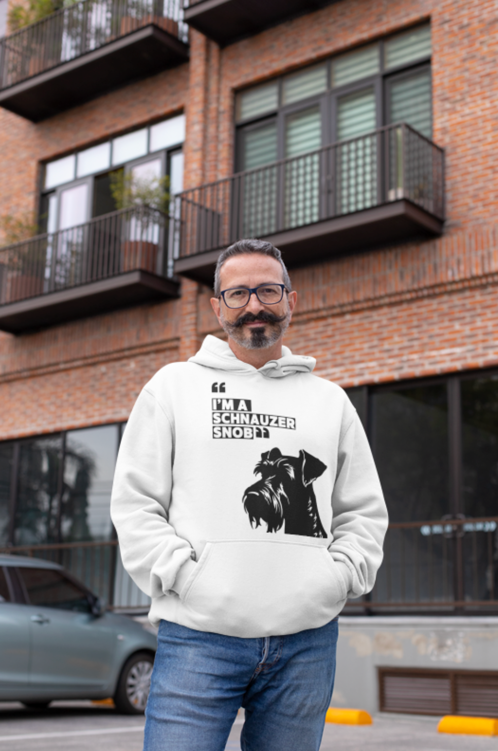 I'm A Schnauzer Snob" The ultimate Schnauzer lovers Unisex Hoodie