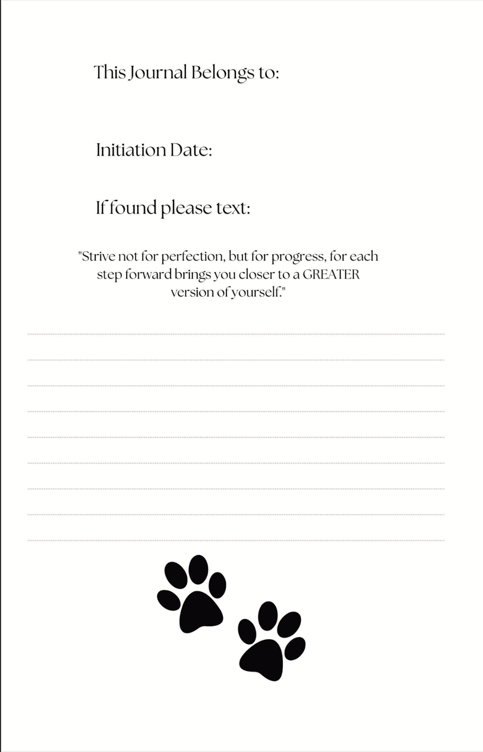 Greater! Poodle Edition: A Royal Blue and Gold journal inspired by & for the Ladies of Sigma Gamma Rho
