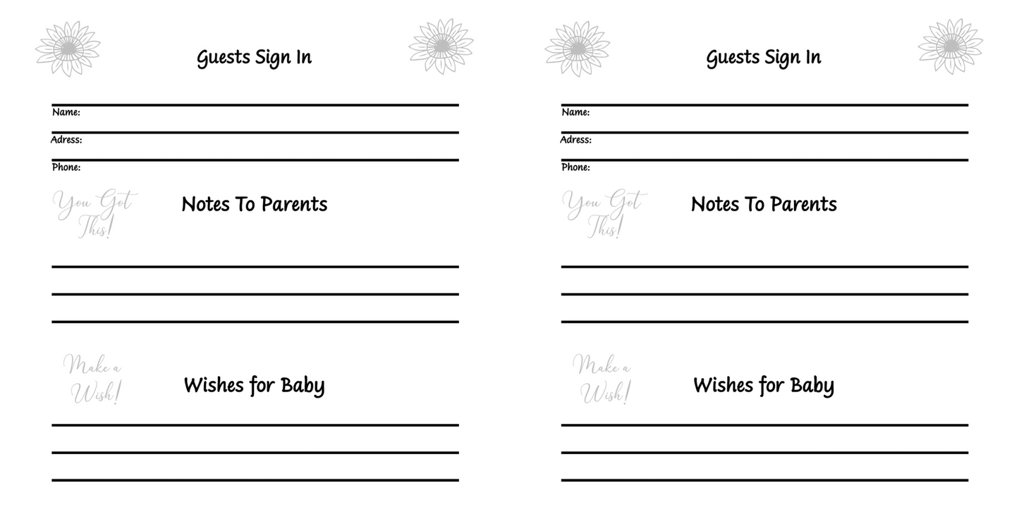 Welcome To The World - Baby Shower Gift Registry -Baby Girl