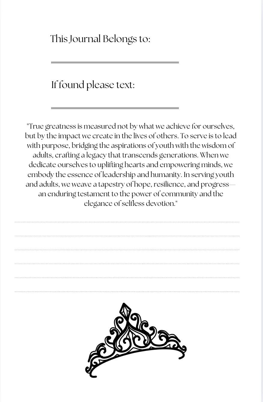 DISTINCTION. - A Lady's Journal