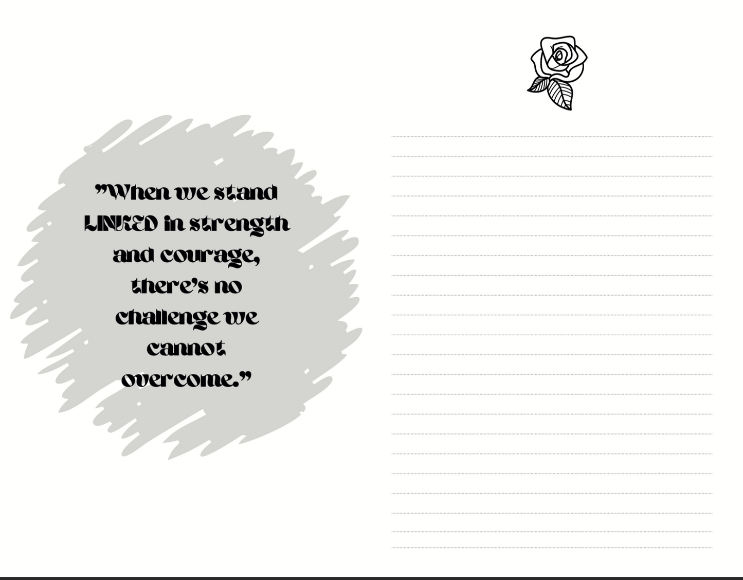 LINKED.- A Journal Gift inspired by and for the Ladies of the LINKS, Incorporated.