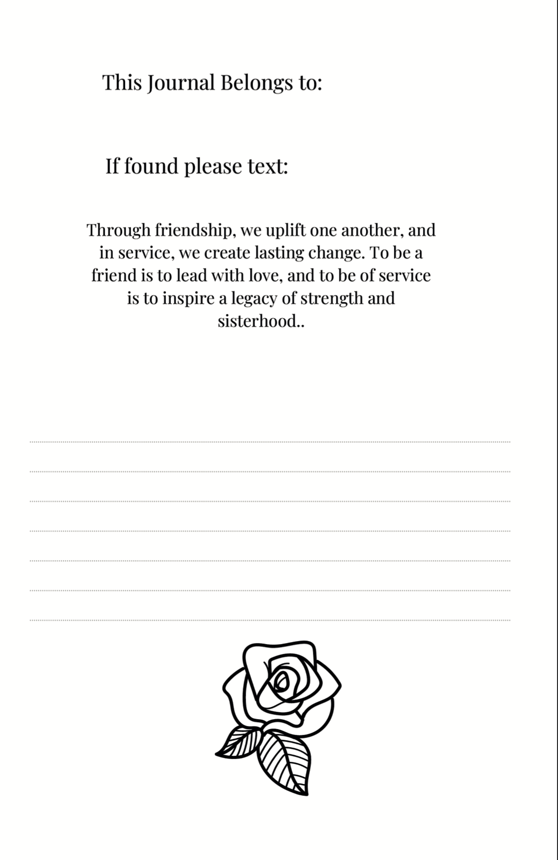 PHILO.-An Affiliates Journal for the Friends of Sigma Gamma Rho