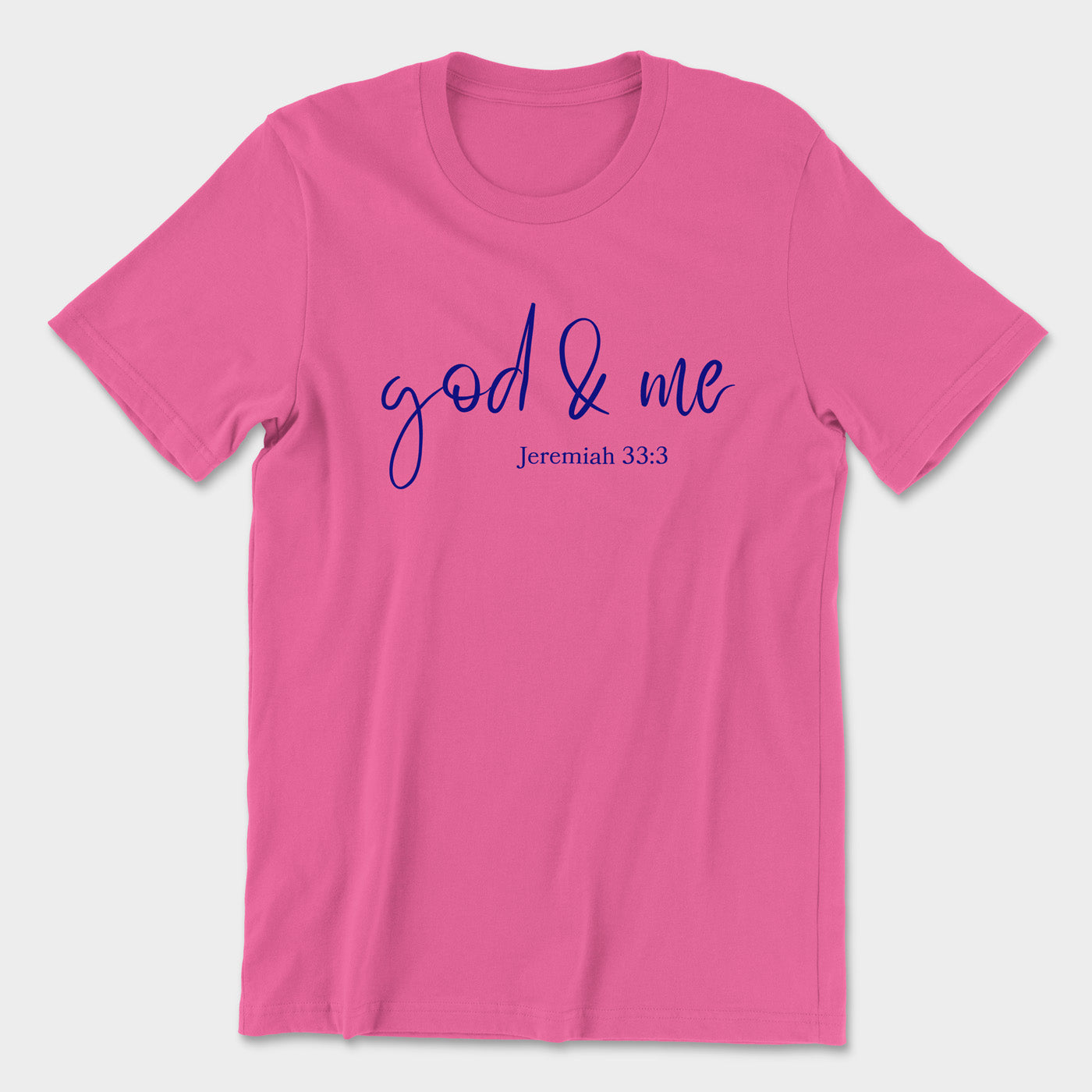 god & me Women's tee - PINK