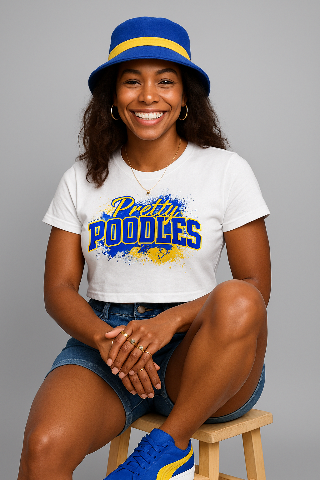 Pretty Poodle Crop Tee