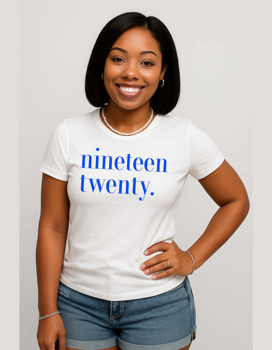 nineteen twenty. The FINER tee