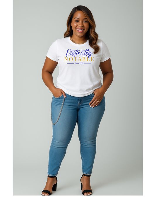 Distinctly NOTABLE - Custom CrewNeck Tee for the NER