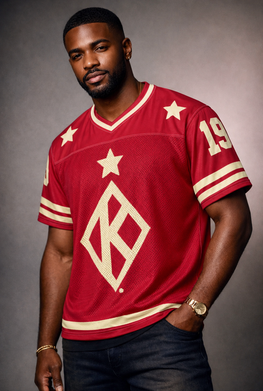 The Advocators Boxy football jersey