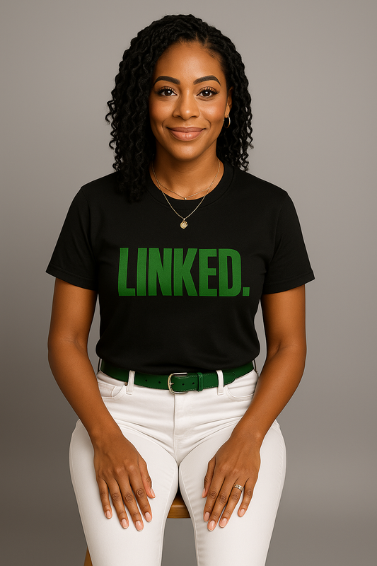 LINKED. - The Ultimate Emerald White or Black Tee