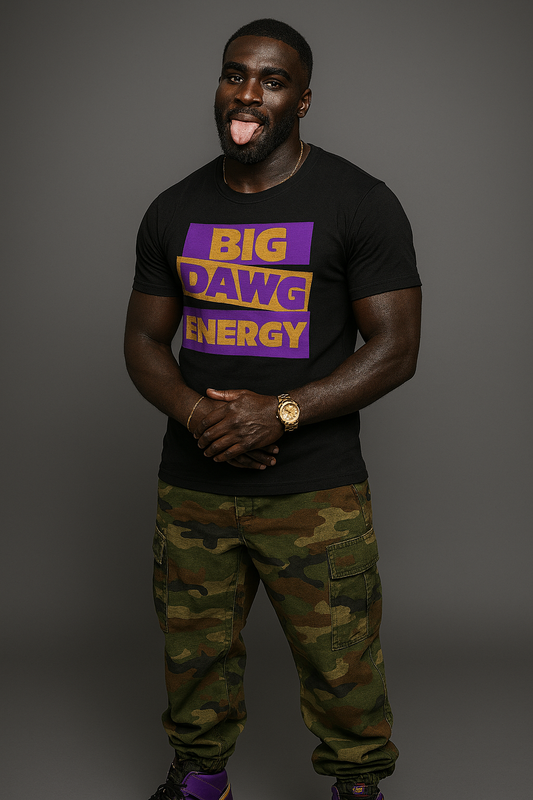 BDE - Big Dawg Energy - The Ultimate Tee for Omega Men