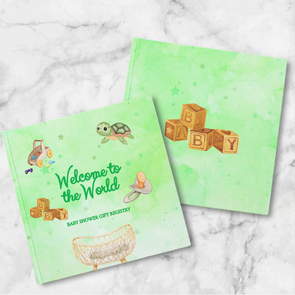 Welcome To The World - Baby Shower Gift Registry -Turtle Edition