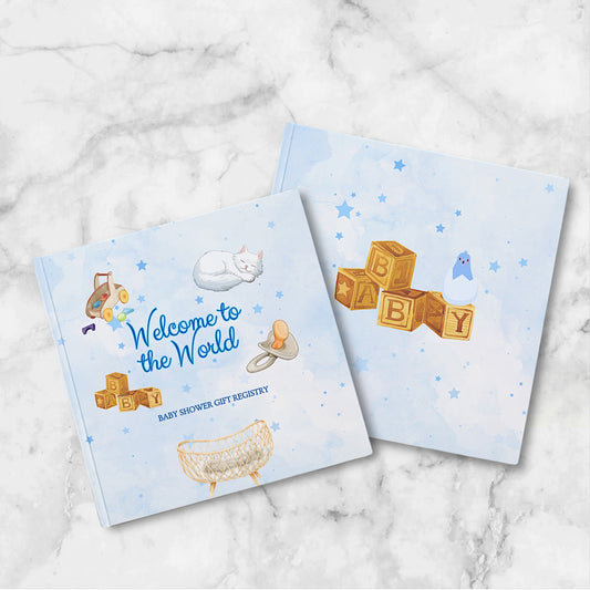 Welcome To The World - Baby Shower Gift Registry -Kitten Edition