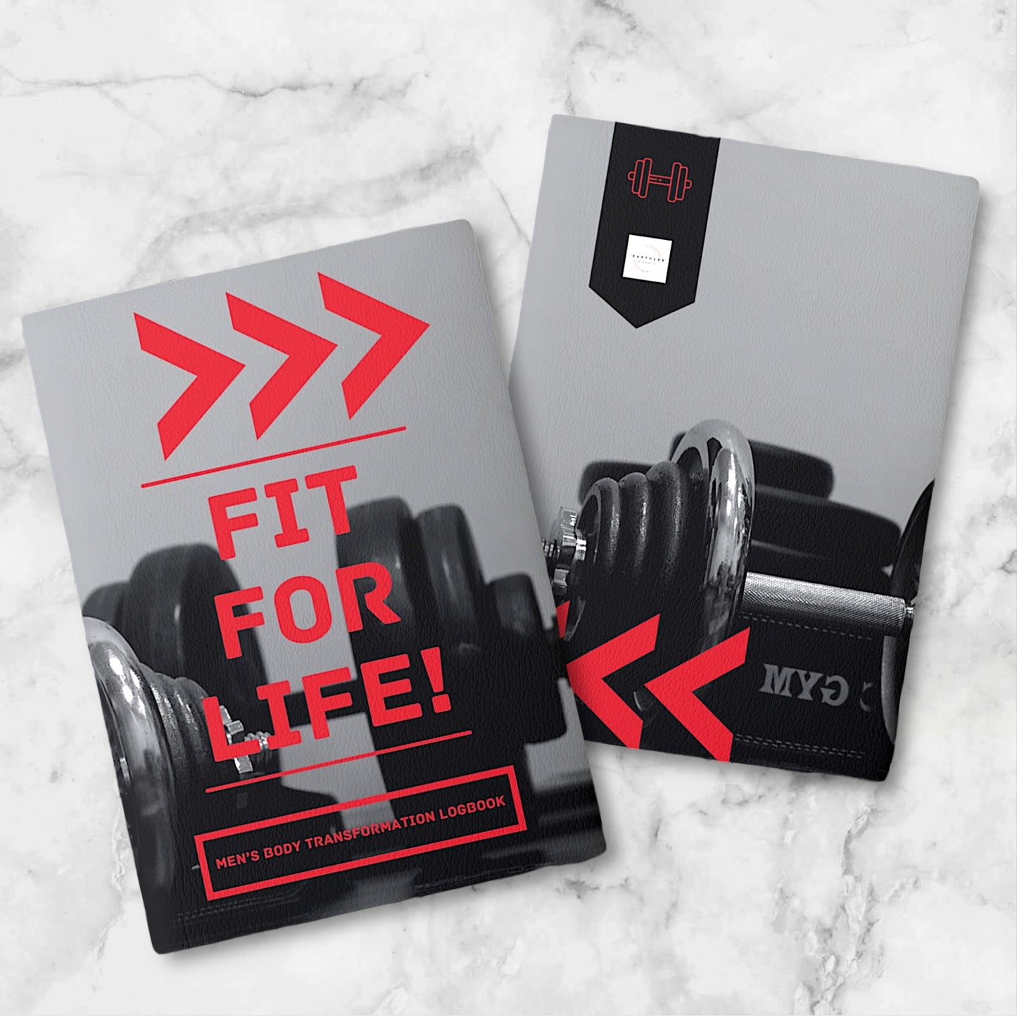 FIT FOR LIFE - A Men's Body Transformation Logbook: Your Ultimate Tracker for Strength Training, Nutrition and Fitness Success