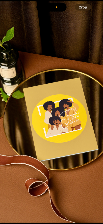 Sister Friends Are Golden – 10-Pack Greeting Card Set for Philo Affiliates