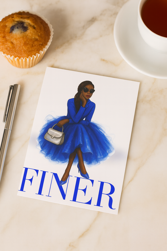 FINER - A Portrait Pack of 10 Note Cards