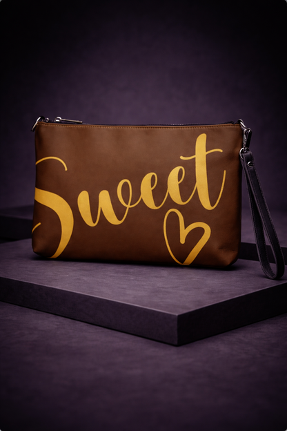 Sweetheart Vegan Leather Crossbody/Clutch bag