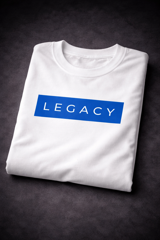 LEGACY t-shirt -Royal Blue & White