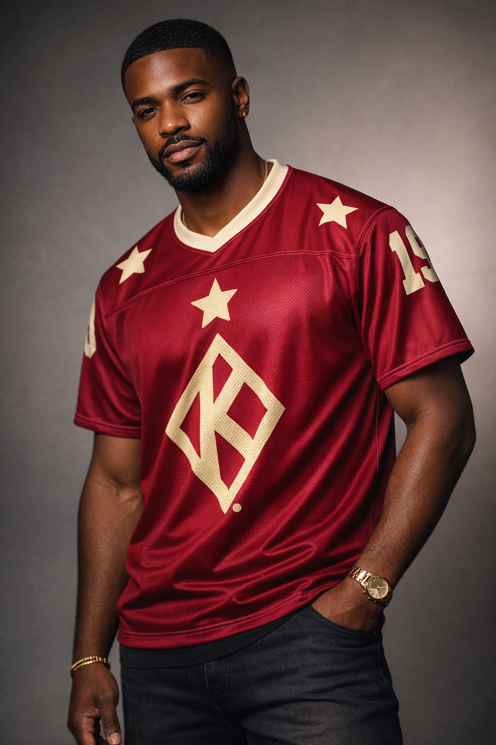 The Advocator Boxy football jersey