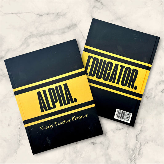 ALPHA. EDUCATOR - A Yearly Teacher Planner