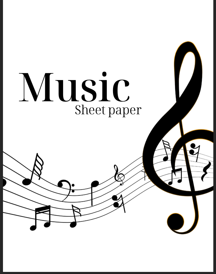 "I Write A Song For You...You Write A Song For Me..."Blank Sheet Music Notebook for Songwriters, Composers, and Musicians