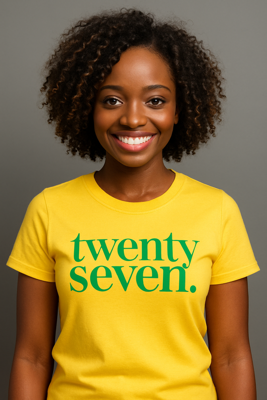 twenty seven. tee