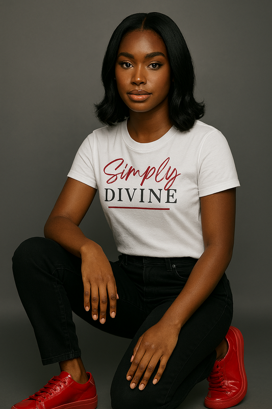 Simply DIVINE Tee - WHT DIVA Edition
